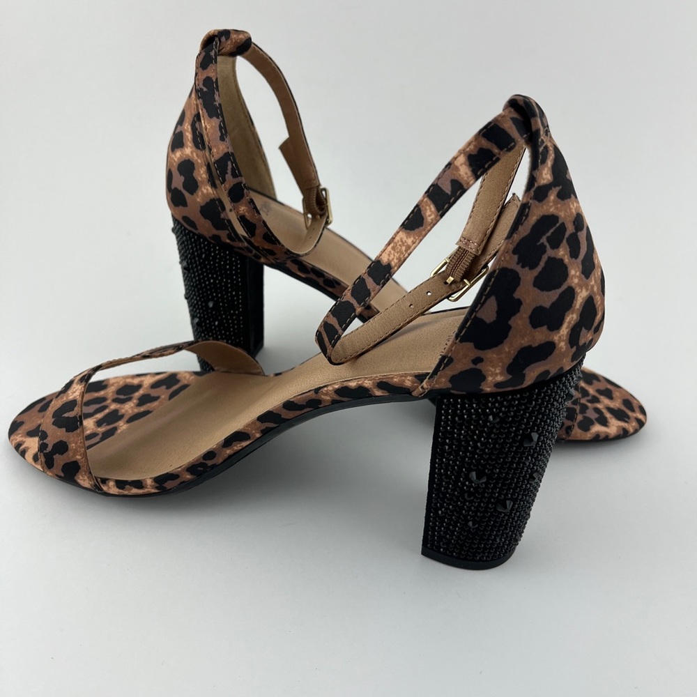 Nwt Betsey Johnson For Torrid Leopard Glitter Heels 10W - Picture 4 of 10